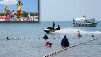 İstanbul plajlarında zorlu mesai başladı!