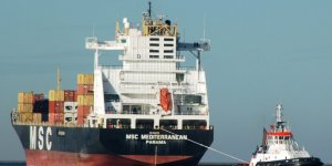 "MSC Mediterranean" Çanakkale Boğazı'nda arızalandı