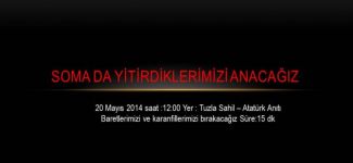 GMO Soma şehitlerini anacak