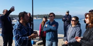 Sakin şehirde sahil ve deniz dibi temizlendi