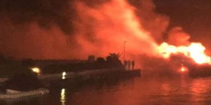 Alaçatı Marina’daki yatlar cayır cayır yandı