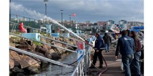 Yat limanında yangın tatbikatı