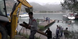 Marmaris’te Kızkumu Plajı’nda olaylı yıkım