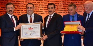 Antalya DTO'nun hizmeti TOBB tarafından ödüllendirildi