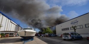 Antalya Serbest Bölge'de yangın çıktı