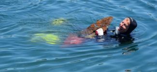 Bitez'de deniz dibi temizliği yapıldı