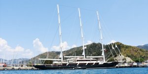 Lüks yelkenli yat 'EOS' Marmaris'te