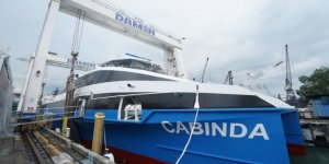 Damen Tersanesi, yüksek hızlı feribotu suya indirdi