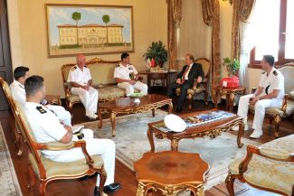 Lübnan Deniz Kuvvetleri, Antalya Limanı'nı ziyaret etti