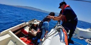 Bodrum'da denizde 9 kaçak yakalandı