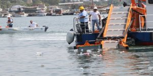 Mersin'de 5 ayda denizden yaklaşık 500 ton çöp çıktı