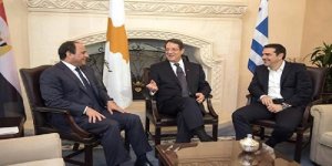 Üç lider Doğu Akdeniz'deki enerji için Girit'te