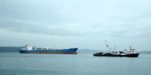 Boğazda gemi trafiğine hava muhalefeti