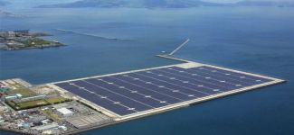 Dünyanın en büyük yüzen güneş paneli