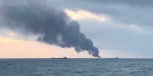 Kerç Boğazı'nda iki gemide yangın çıktı:11 ölü