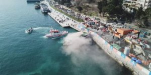 Sarıyer'de tur teknesinde yangın