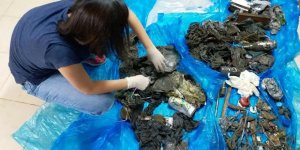 100 metreye 27 kilo atık