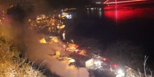 Sarıyer balıkçı barınağında patlama