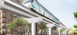 Mecidiyeköy-Zincirlikuyu-Çamlıca havaray hattı 2015'te