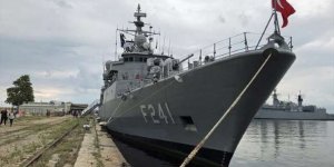 Bulgaristan'da Türk gemisi dikkat çekti