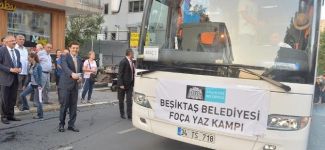 Beşiktaşlı çocuklar Foça Deniz Kampı’nda
