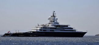 150 milyon dolarlık "Luna" Bodrum'a demir attı