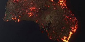 Avusturalya’daki yangında son durum korkutucu… NASA yangının uzaydaki görüntüsünü paylaştı.