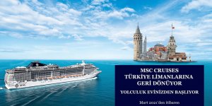 Türkiye limanlarına dönen MSC Cruises için rezervasyon zamanı