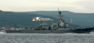 Rus Donanması'na ait iki gemi Çanakkale Boğazı'ndan geçti