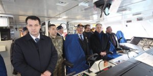 TCG Kınalıada F-514 HOPAPORT’ta Demir Attı