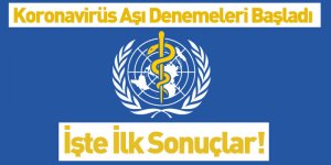 Koronavirüs Aşı Denemeleri Başladı