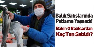 Balık Satışlarında Patlama Yaşandı