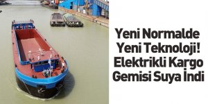 Çin'de Elektrikli Kargo Gemisinin Test Yolculuğu Yapıldı