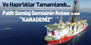 Fatih Sondaj Gemisinin Rotası “KARADENİZ”