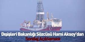 Dışişleri Bakanlığı Sözcüsü Hami Aksoy’dan Sondaj Açıklaması