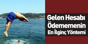 Hesabı Ödememek İçin Denize Atladı