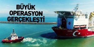 Fatih Sondaj Gemisi Trabzon Limanı'na Demirledi