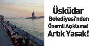 Üsküdar Belediyesi Üsküdar Sahilinde Çekirdek Yemenin Yasaklandığını Açıkladı