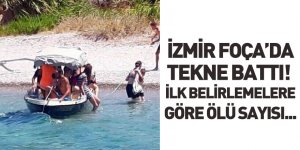 İzmir Foça'da Tekne Battı! 4 Kişi Hayatını Kaybetti
