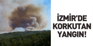 İzmir'de Korkutan Yangın