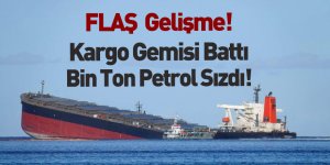Kargo Gemisinden Sızan Petrolün Yarısı Temizlendi