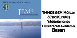 TMMOB GEMİMO'dan 60. Kuruluş Yılında Uluslararası Akademik Başarısı