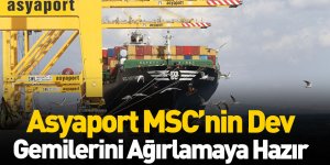 Asyaport MSC'nin Dev Gemilerini Ağırlamaya Hazır