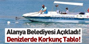 Alanya Belediyesi 402 Kilogram Deniz Çöpü Topladı