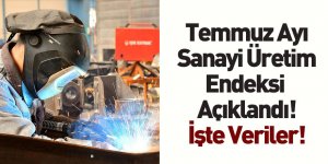 Temmuz Ayı Sanayi Üretim Endeksi  Açıklandı