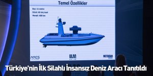 Türkiye'nin İlk Silahlı İnsansız Deniz Aracı Tanıtıldı