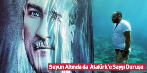 Suyun Altında Atatürk'e Saygı Duruşu
