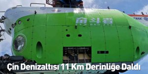 Çin Denizaltısı 11 Km Derinliğe Daldı