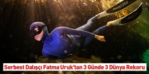 Serbest Dalışçı Fatma Uruk'tan 3 Günde 3 Dünya Rekoru