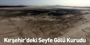 Kırşehir'deki Seyfe Gölü Kurudu
